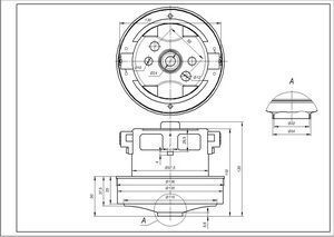 Двигун для пилососа Samsung DJ31-00125C VCM-M30AUAA D=135/98 mm H=35/120 mm 2400 W DJ31-00125C фото