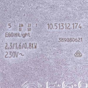 Конфорка для склокерамічної поверхні 2300W Electrolux 3890806213 00000024620 фото