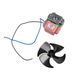 Двигун вентилятора SKL MTF705RF 8.5W 220V (вал 41x3.1mm) для холодильника 00000037632 фото 1