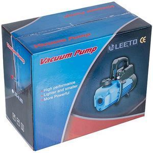 Вакуумний насос з манометром LEETO XZ-1B-SV (1 ступ. 42 л/хв.) 00000047046 фото