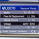 Вакуумний насос з манометром LEETO XZ-1B-SV (1 ступ. 42 л/хв.) 00000047046 фото 2