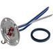 Тен для бойлера Ariston 65115908 1500W L=300mm фланець 124mm (під анод M5) 00000062133 фото 1