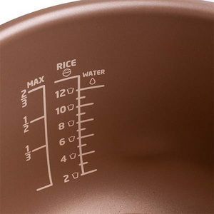 Чаша для мультиварки Philips 996510058722 6L D=240mm H=166mm коричнева (ТОВАР З УЦІНКОЮ) 00000064774 фото