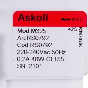 Помпа (насос) для пральної машини Indesit C00286911 Askoll 40 Вт M325 (контакти спарені ззаду; на 3 саморізи) 00000006958 фото