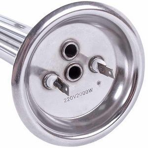 Тен для бойлера FEROLI FER-006 2000W L=295mm фланець 92mm (під анод M6) 00000044378 фото