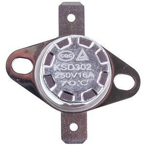Термостат для конвекторного обігрівача KSD302 250V 16A 70&deg;C 00000049330 фото