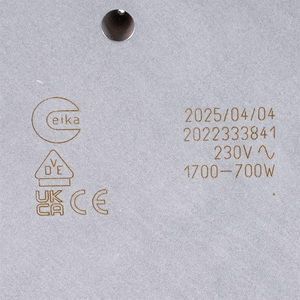 Конфорка для склокерамічної поверхні Gorenje 940219 1700/700W D=180/120mm 00000006077 фото