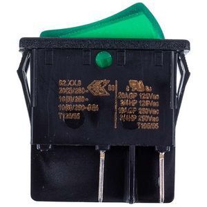 Вимикач (одинарний) для бойлера KCD4 (250V, 16A), 4 контакти 00000050028 фото