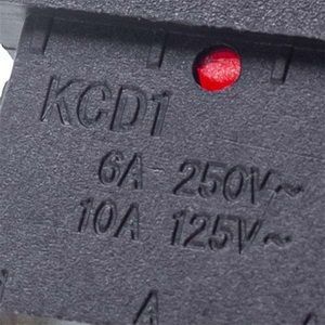 Вимикач (одинарний) для бойлера KCD1 (250V, 6A), 3 контакти 00000044439 фото