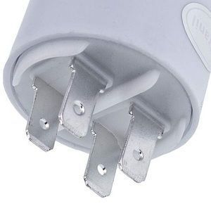 Пусковий конденсатор для пральної машини CBB60 16uF 450V 40x70mm (під гайку, 4 клеми) 00000005989 фото
