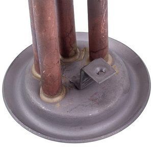 Тен для бойлера 34013320000 Kawai 1300W (мідь) L=310mm фланець 64mm, 2 трубки (під анод M4) 00000048331 фото