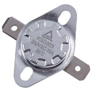 Термостат KSD303 250V 16A 85&deg;C для конвекторного обігрівача 00000045506 фото