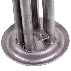 Тен для бойлера під анод 2000W (нержавіюча сталь) L=310mm фланець 64mm, анод M4 Kawai 00000044664 фото