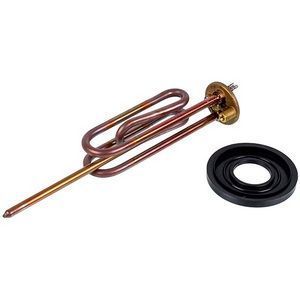 Тен фланцевий + прокладка для бойлера 1800W (мідний) Ariston 65122273 (під анод M5) 00000039474 фото