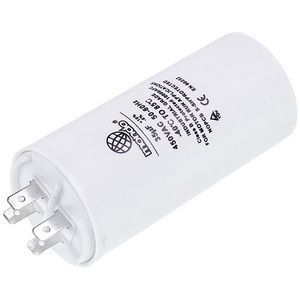 Пусковий конденсатор для пральної машини CBB60 35uF 450V 45x95mm (під гайку, 4 клеми) 00000018583 фото