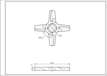 Набір ніж + решітка 4mm для м&aposясорубки Zelmer NR8 00000042171 фото