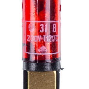 Індикатор духовки для плити SWT725UN d=13.5mm М10 120&deg;С (червоний) 00000050079 фото