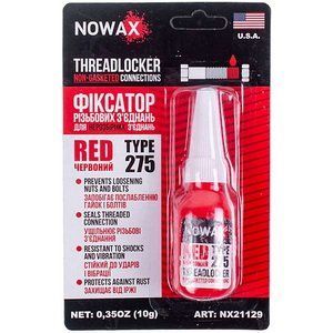 NOWAX NX21129 Фіксатор різьби для побутової техніки THREADLOCKER RED 10g 00000042539 фото