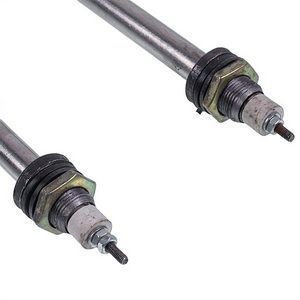 Тен для нагріву води 2000W 220V (нержавійка) L=325mm M14 (прямий) 00000049657 фото