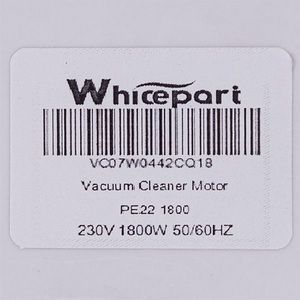 Двигун для мийного пилососа VC07W0442CQ18 Whicepart D=133/91 mm H=32/130 mm 1800 W 00000057254 фото