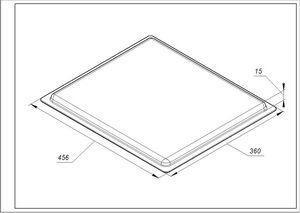 Емальоване деко AC018 для духовки Gorenje 242132 00000008988 фото