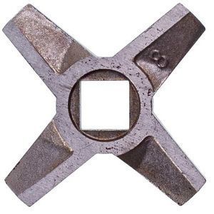 Ніж для м&aposясорубки Zelmer ZMMA028X (A863109.00) 10003883 D=55.5mm s=5mm Отвір=10x10mm NR8 (двосторонній) 00000025682 фото