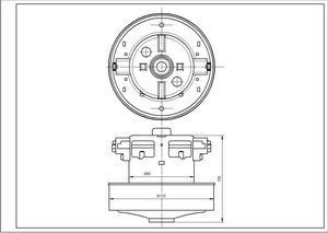Двигун для пилососа VCM-K50HU VCM-HD-1800W (з виступом) Whicepart D=135/82 mm H=37/102 mm 1800 W VCM-K50HU фото