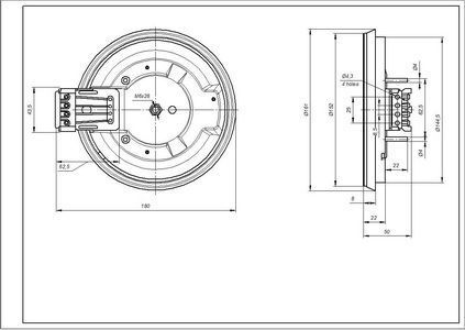 Конфорка для електроплити Gorenje 388872 D=145mm 1000W 00000009035 фото
