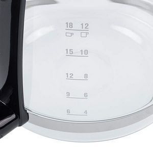 Колба + кришка для кавоварки Electrolux 4055342689 H=150mm, D=150mm чорний 00000024686 фото