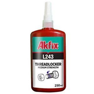 Фіксатор різьби для розбірних з&aposєднань Akfix L243 Threadlocker (середньої міцності) 50g синій 00000042646 фото
