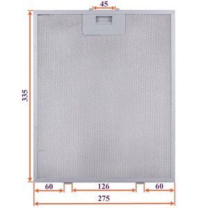 Фільтр жировий для витяжки 275x335x8mm (45mm/126mm) 00000056131 фото
