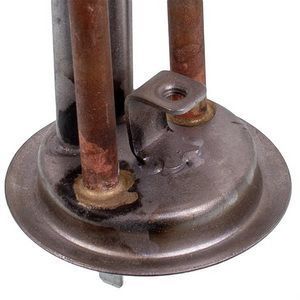 Тен для бойлера Thermex 1300W (мідь) L=190mm фланець 63mm, 2 трубки під датчик 210mm (під анод) 00000058705 фото