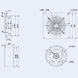 Осьовий вентилятор Weiguang YWF4E-500S-137/35-G 220V 1320rpm 6420 м3/год 00000040441 фото 5