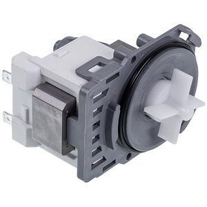 Помпа (насос) для пральної машини Electrolux 4055250551 Hanyu 30 Вт B20-6A (контакти роздільні ззаду; на 3 засувки) 00000038648 фото