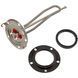 Тен для бойлера Ariston 65151226-01 1000W (нержавійка) L=280mm фланець 124mm (під анод M5) 00000033607 фото 1