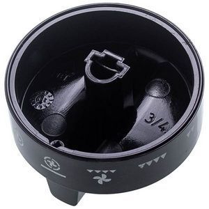 Ручка регулювання режимів духовки для плити Gorenje 573039 чорний 00000057200 фото