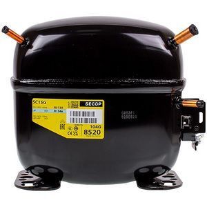 Компресор для холодильника SECOP (DANFOSS) SC15G (195B0050) R134a 260W (з пусковим реле 117U6005 ) 00000040734 фото