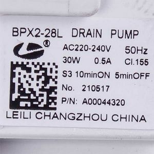 Помпа 30W BPX2-28L циркуляційна для посудомийної машини Electrolux 140000443022 00000020935 фото