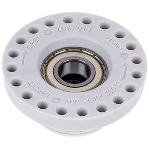 Блок підшипників для вертикальної пральної машини Electrolux 4071306502 6204-2Z (різьба ліва, з мастилом) 00000061942 фото