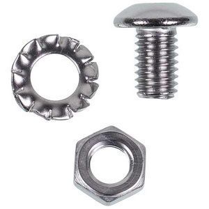 Whirlpool Комплект кріплення фланця (10 шт, M5x11mm, L різьблення=8mm) для пральної машини 00000044548 фото
