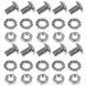 Whirlpool Комплект кріплення фланця (10 шт, M5x11mm, L різьблення=8mm) для пральної машини 00000044548 фото 1
