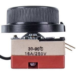 Термостат для бойлера WHD90E 16A 220V L=1000mm Tmax = 90&deg;C + ручка керування (2 клеми) 00000047130 фото