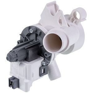 Помпа (насос) для пральної машини Candy 41018403 Hanyu (в зборі) B20-6A01 (контакти спарені ззаду, на 3 саморізи) 00000041916 фото