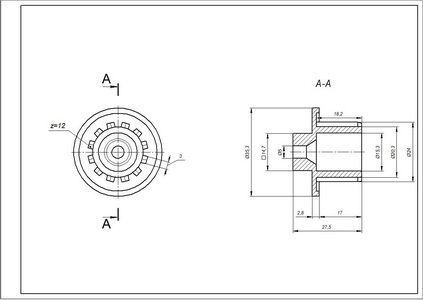 Муфта запобіжна для м&aposясорубки Philips 996500043314 HR3955/01 білий 00000004961 фото