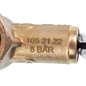 Клапан запобіжний 8 бар 1/2" UNIVAL для бойлера Atlantic/ROUND MS0012 00000039767 фото