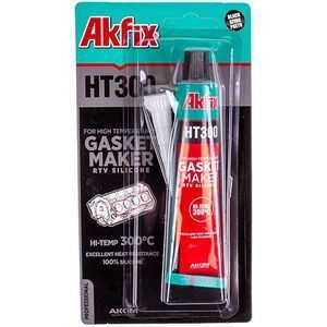 Герметик силіконовий Akfix HT300 50ml термостійкий чорний 00000046242 фото