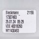 ТЕН (проточний) для посудомийної машини (нового зразка) Ariston, Indesit C00520796 (з равликом) 1800 W 00000002471 фото 2