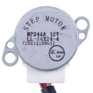 Мотор кроковий тяги шторок для кондиціонерів MP24AA C&H 1521212901 12V шток 5x9mm 00000052781 фото