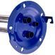 Фланець під сухі тени для бойлера Ariston 65118364 D зовн.=125mm L трубок=385/385/385mm (під анод M6) 00000041823 фото 3