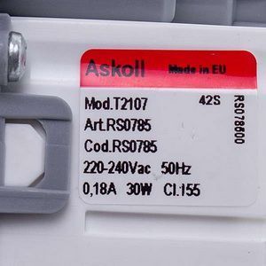 Помпа (насос) для пральної машини Ardo 518000701 Askoll (в зборі) 30 Вт T2107 (контакти роздільні ззаду) 00000033870 фото